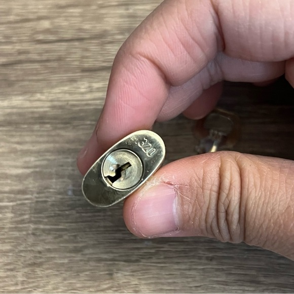 LOUIS vuitton brass lockset #320 no3 - Picture 4 of 9